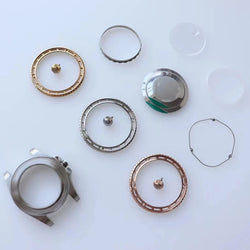 high quality Clean RLX 126710 watch case  CNC case kit full brushed substitute case is suitable for 3186/3285 watch movement