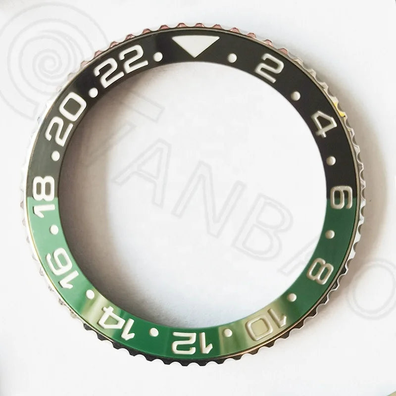 vanbaol Factory Super Ceramic Bezel For 40mm RLX GMT 116710 126710, Aftermarket Watch Parts