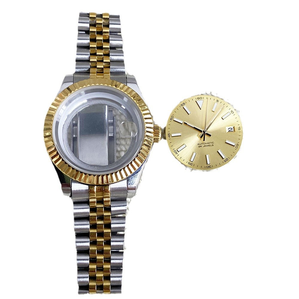 Journal ring 316L case 40mm strap 20mm sapphire glass for NH35/36 movement