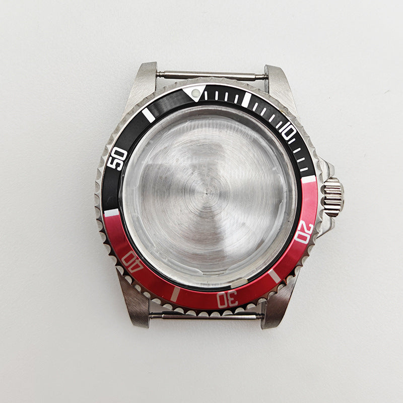 40MM mechanical water ghost case 316L stainless steel case accessories full set for 2813/8215 movement