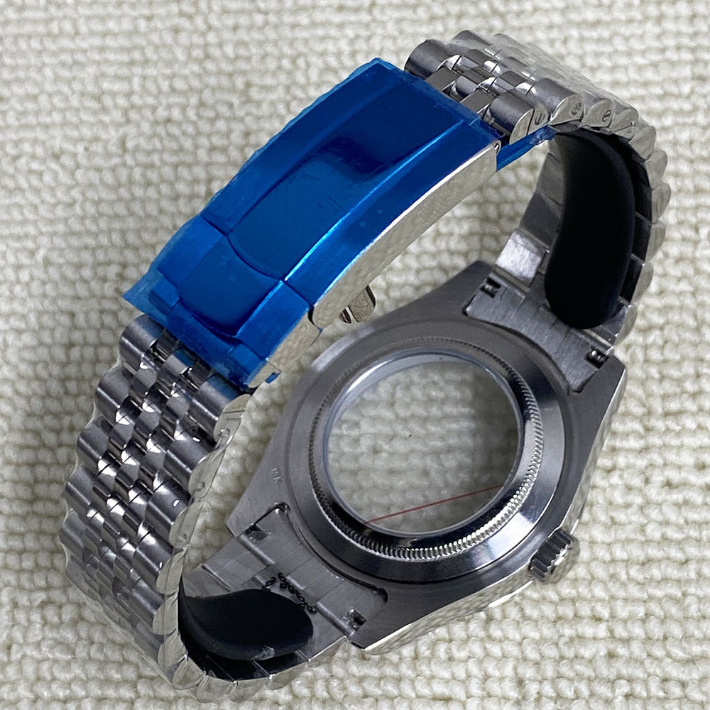 40MM stainless steel watch modification accessories for NH35/NH36 movement log case set