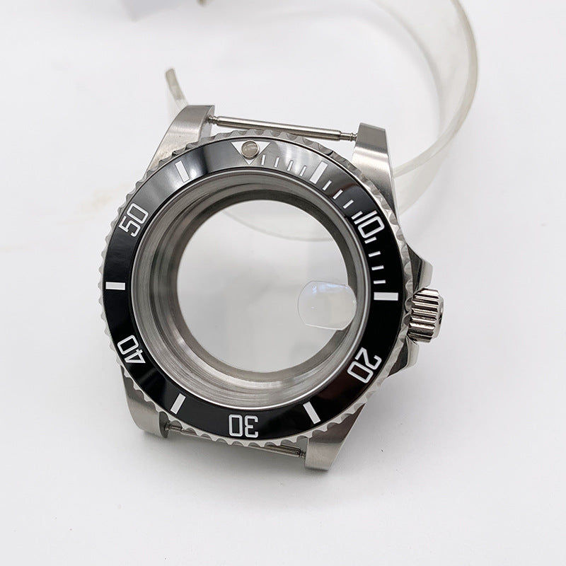 Watch Accessories Watch Case Sapphire Stainless Steel Case Fits 2813/3804/8215/NH35 Movement