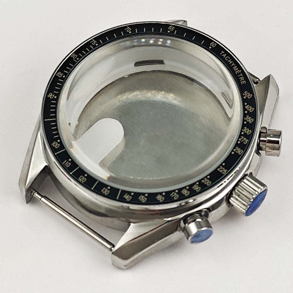 40MM watch modification accessories multi-function Speedmaster watch stainless steel case suitable for VK63 VK64 movement