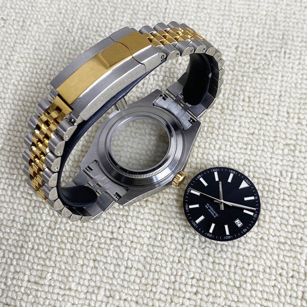 Journal ring 316L case 40mm strap 20mm sapphire glass for NH35/36 movement