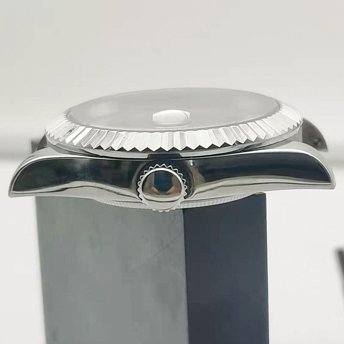 Alternative log style tooth ring stainless steel mechanical watch case three five baht strap accessories set is suitable for 2813 machines