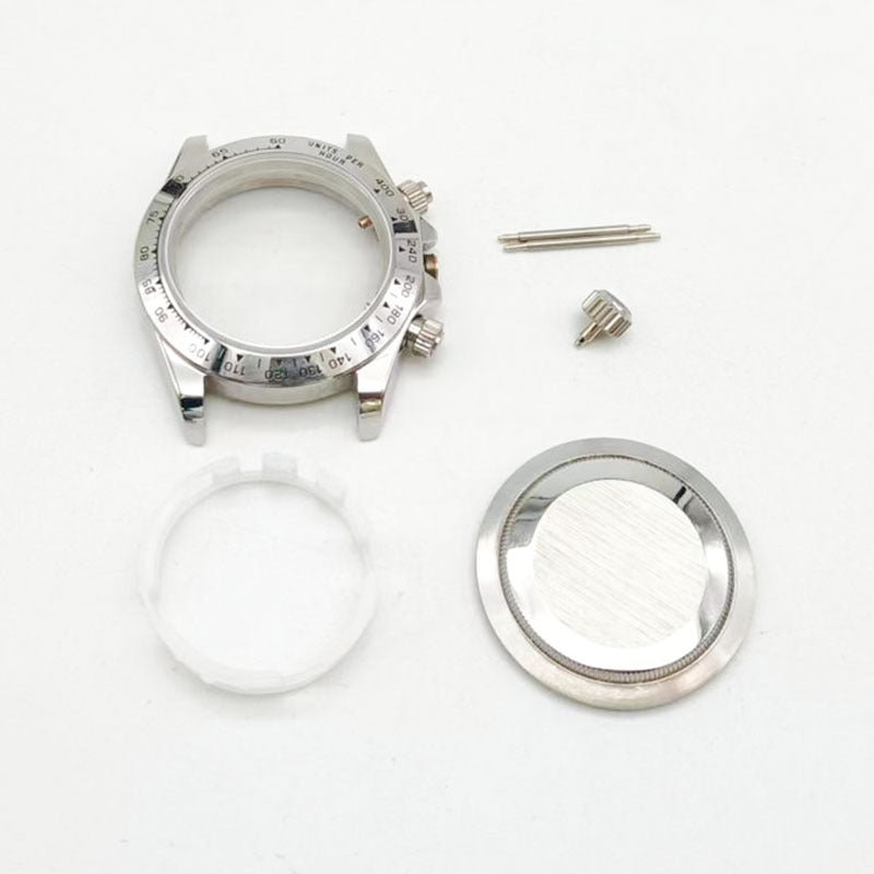 Suitable for Daytona 304 steel 40MM six-pin mechanical watch case strap set Suitable for 3836 machine