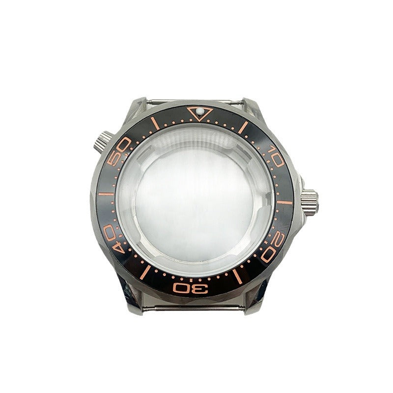 Seamaster 300 Series Case Diving Watch Ceramic Trap with 41.2MM Case for 2836/2813 Movement
