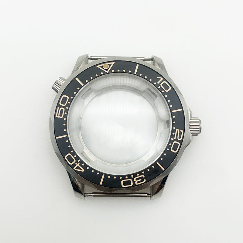 Seamaster 300 Series Case Diving Watch Ceramic Trap with 41.2MM Case for 2836/2813 Movement