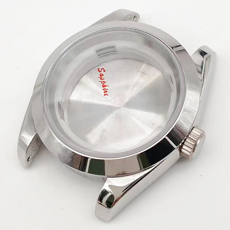 Factory direct sales 39mm sapphire mirror solid bottom cover for 2813 2836 machine case set