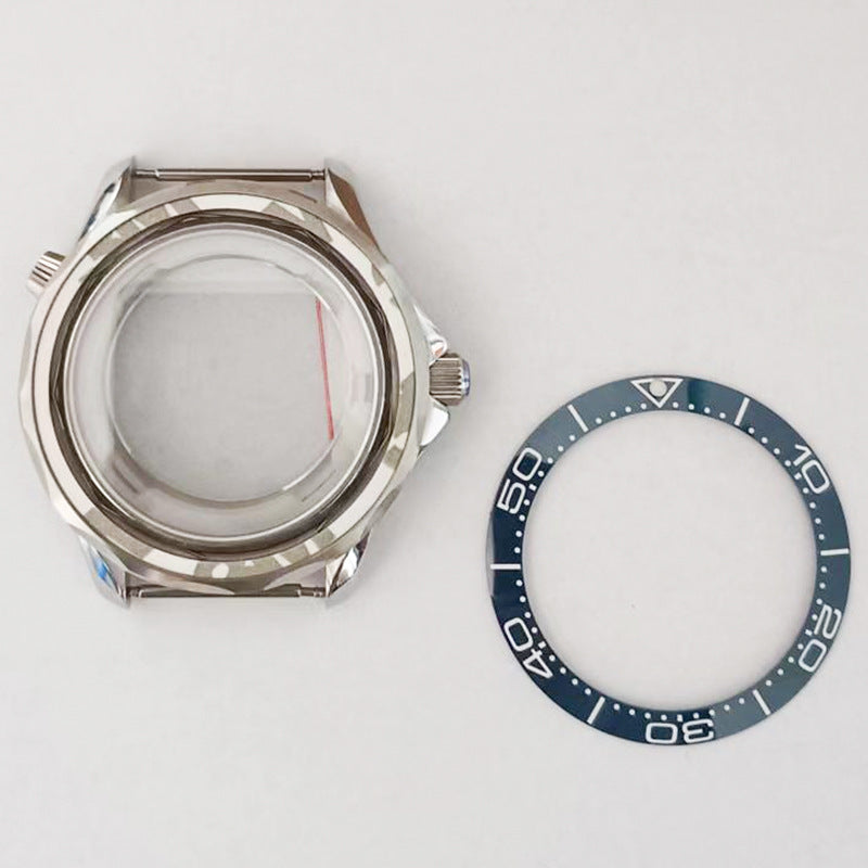 Factory sales 316 stainless steel watch accessories substitute European MI eggplant 41.2MM case fitting 2836 2813 movement