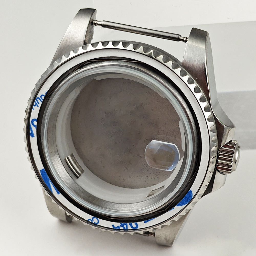 40MM stainless steel case Men's modified watch accessories Mineral glass case for 2813/8215 movement