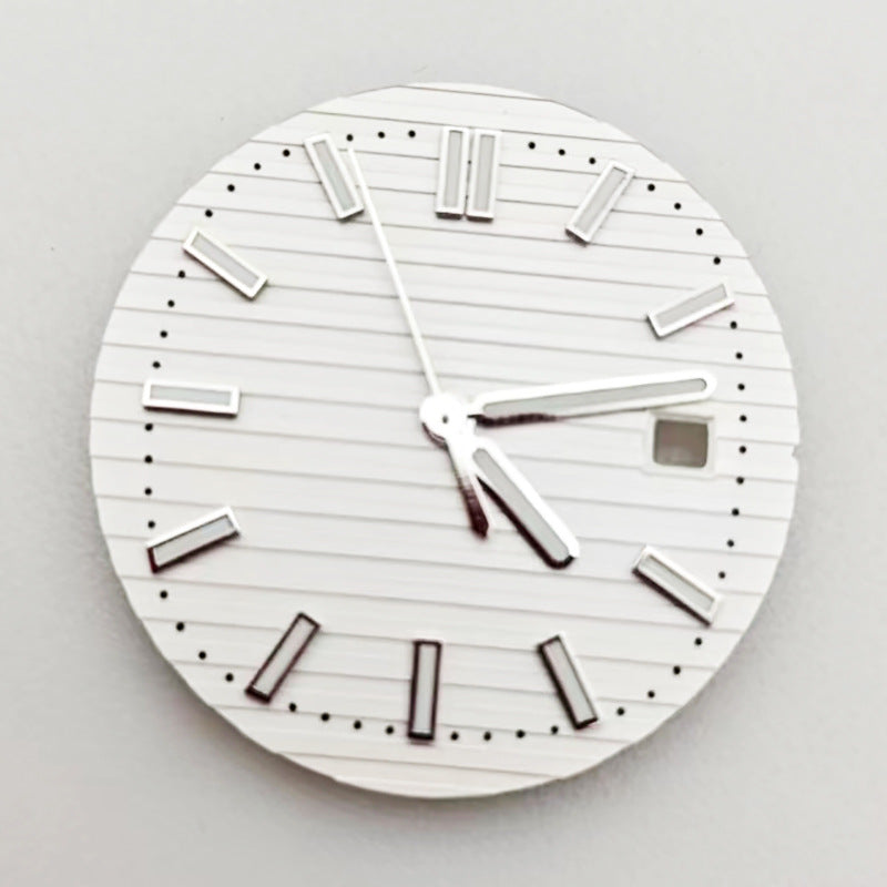 Watch Dial 30.5MM Sun Pattern Dial Word Noodle Nail Green Luminous Modified Accessories 2813/8215 Movement