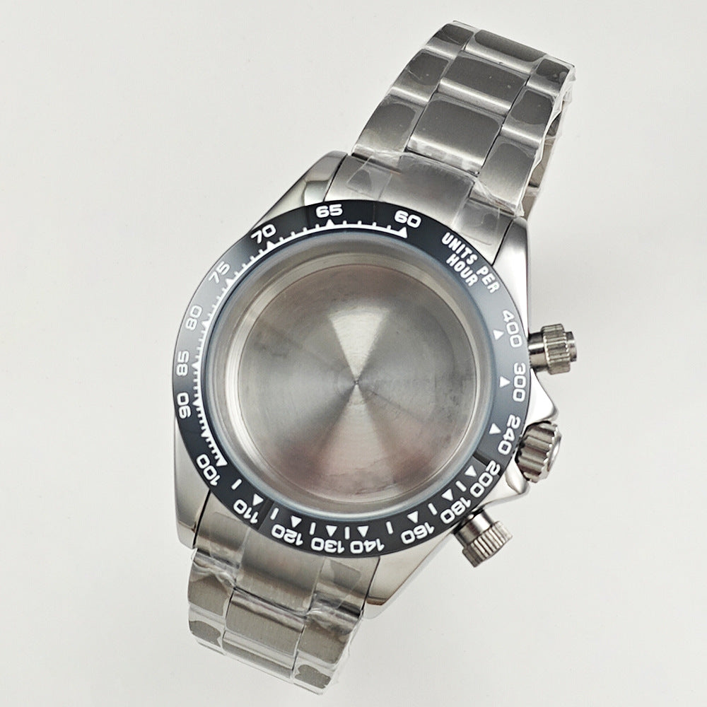 Stainless steel waterproof material 41mm watch case accessories, original factory direct sales, suitable for VK63 movement