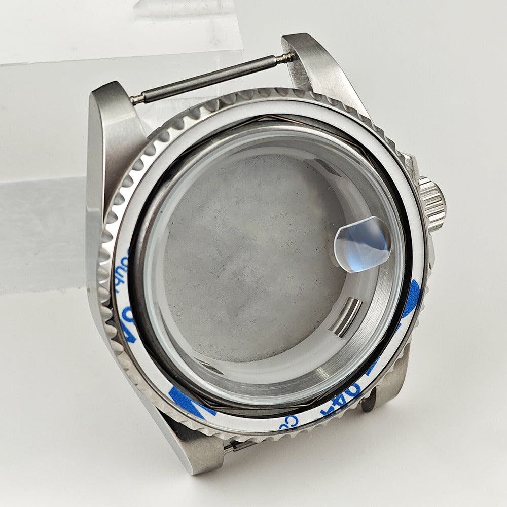 40MM stainless steel case Men's modified watch accessories Mineral glass case for 2813/8215 movement