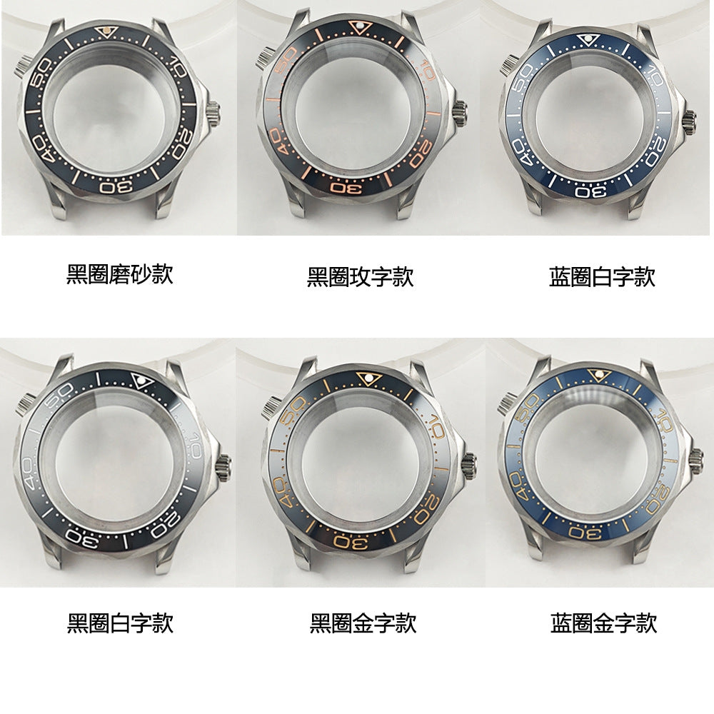 41MM Omega Seamaster Series Case Scale Ring Ceramic Bezel Watch Accessories for 2813/8215 Movement