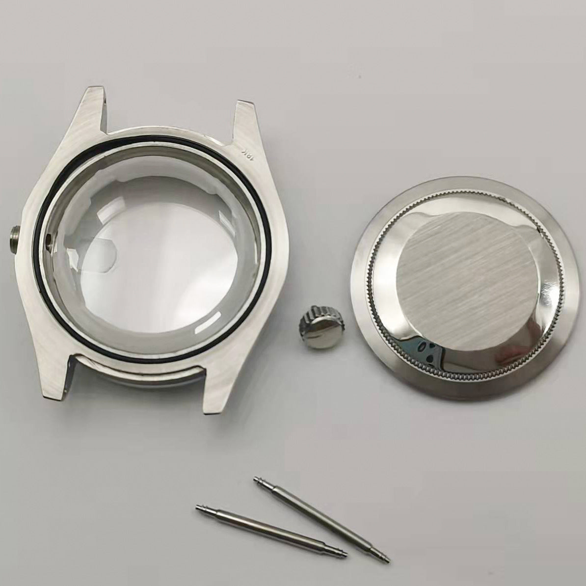 Alternative log style tooth ring stainless steel mechanical watch case three five baht strap accessories set is suitable for 2813 machines