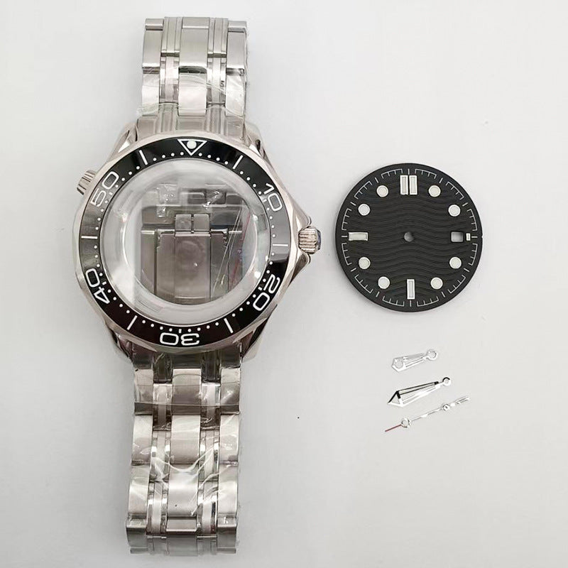 Substitute Seamaster Series 316 Stainless Steel 41.2MM Case Dial Hand Combination Accessories Set Exquisite