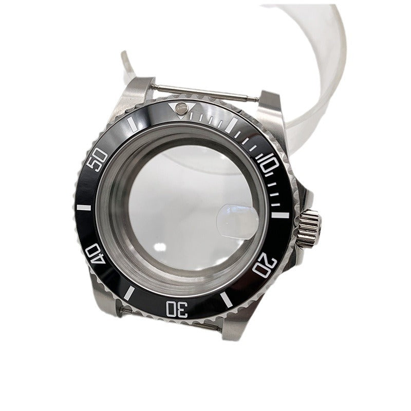 Watch Accessories Watch Case Sapphire Stainless Steel Case Fits 2813/3804/8215/NH35 Movement