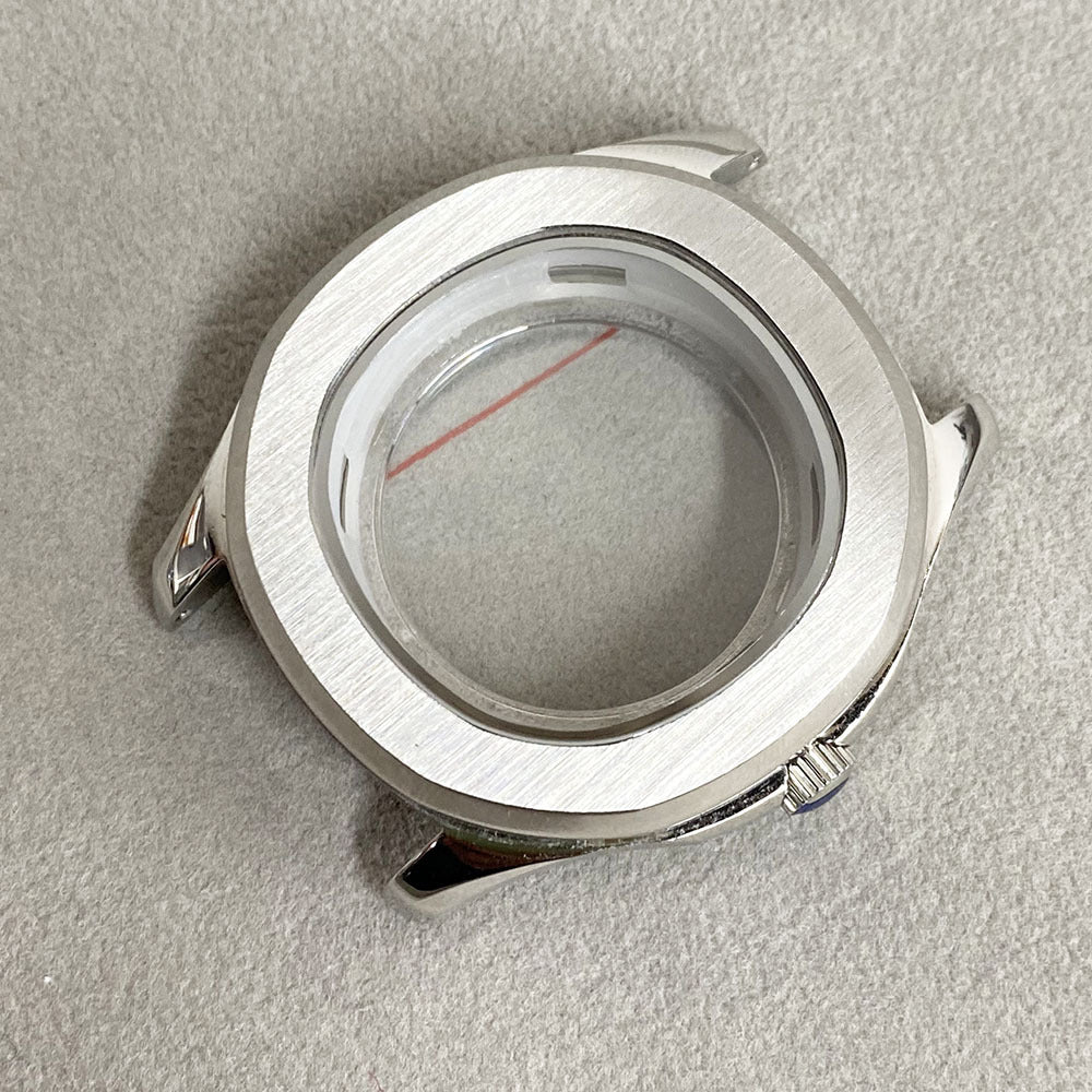 Watch modification accessories 42MM stainless steel case + literal + hands + rubber tape suitable for NH35/NH36 movement