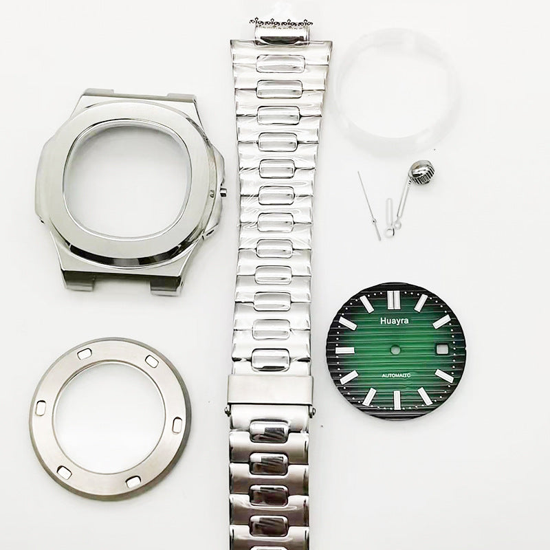 Alternative Patek Nautilus Style 316 Stainless Steel Case Diameter 42MM Hand Dial Set Luminous Dial