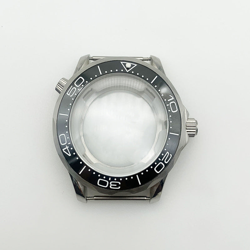 Seamaster 300 Series Case Diving Watch Ceramic Trap with 41.2MM Case for 2836/2813 Movement
