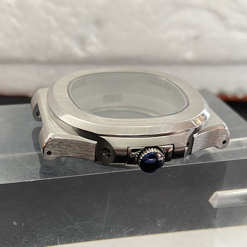 Applicable Mechanical Stainless Steel Case Accessories Case Set Adapted to NH35 Movement Waterproof Stainless Steel Belt