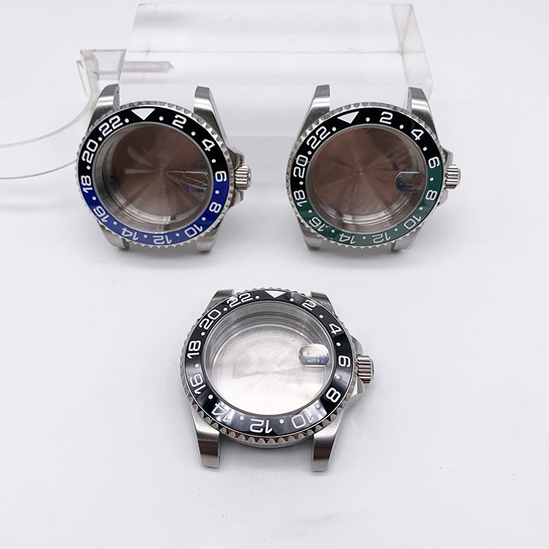 Water Ghost Case 40MM Stainless Steel Case Sapphire Glass Mechanical Watch for Pearl 2813/8215 Movement