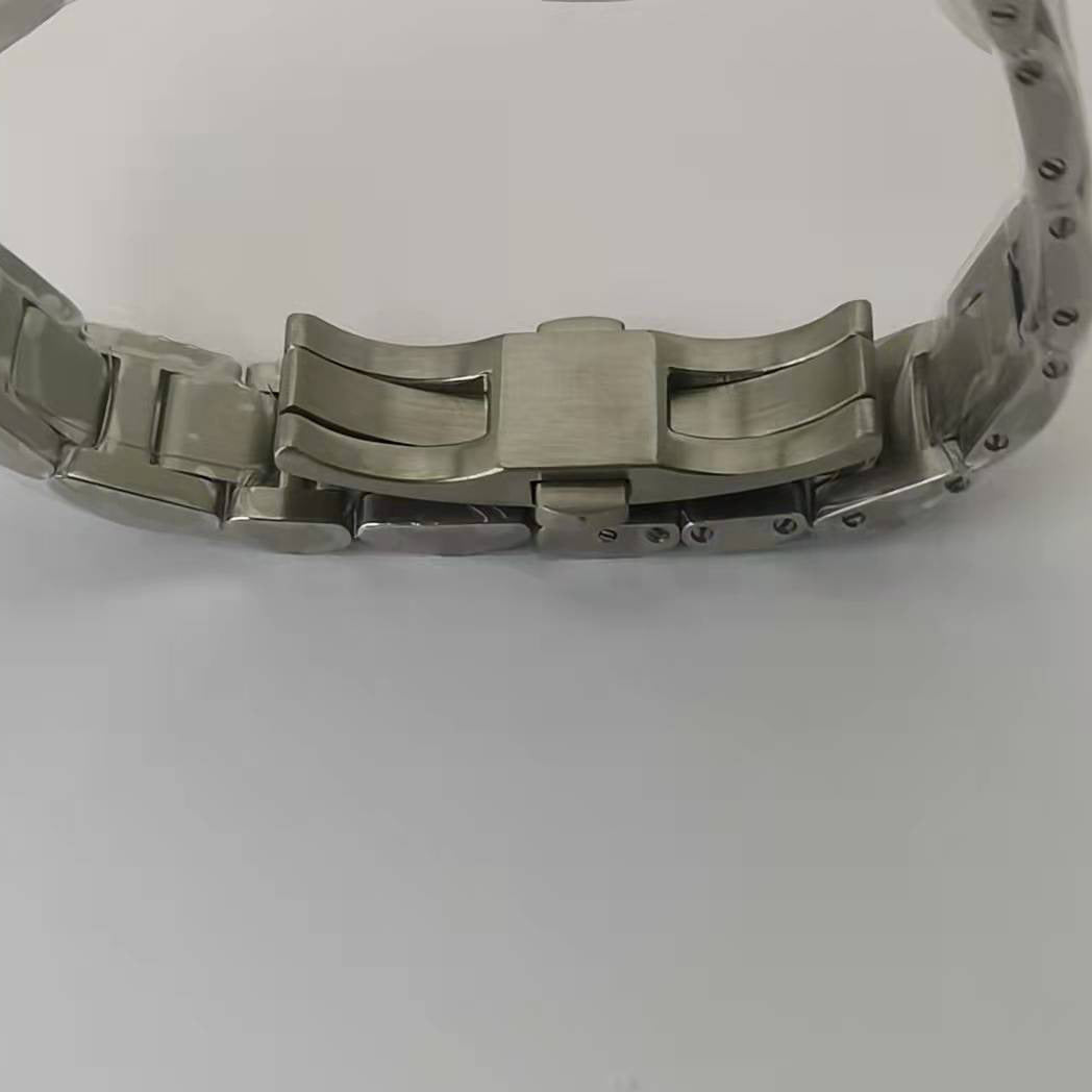 Alternative blue bubble women's 33MM mechanical watch stainless steel case strap set is suitable for ST6 movement