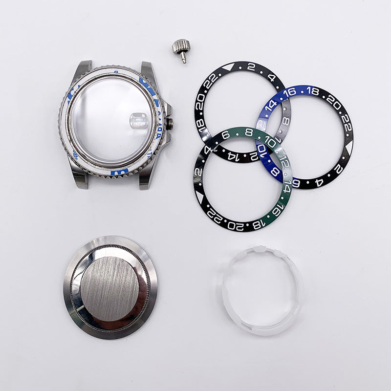 Water Ghost Case 40MM Stainless Steel Case Sapphire Glass Mechanical Watch for Pearl 2813/8215 Movement