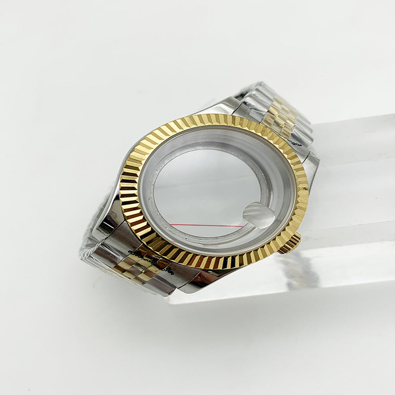 Journal ring 316 steel case 40mm strap 20mm sapphire glass for NH35/36 movement