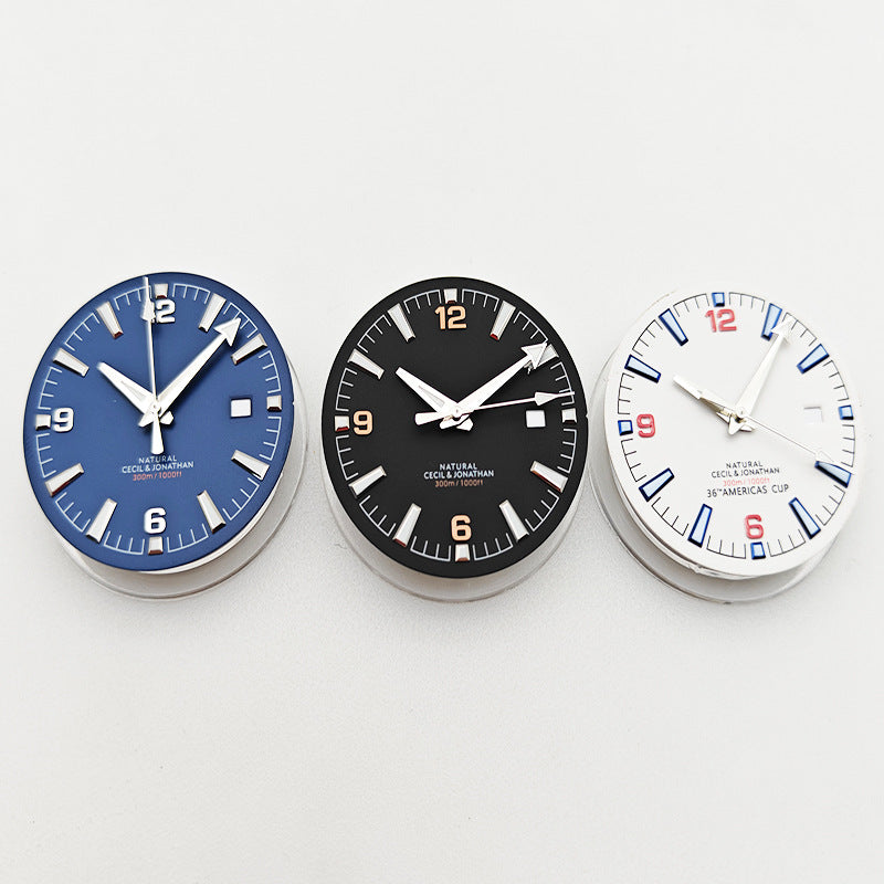 Alternative Hippocampus No LOGO33MM Green Luminous Literary Dial Hand Combination Set Adapted 8215 2813