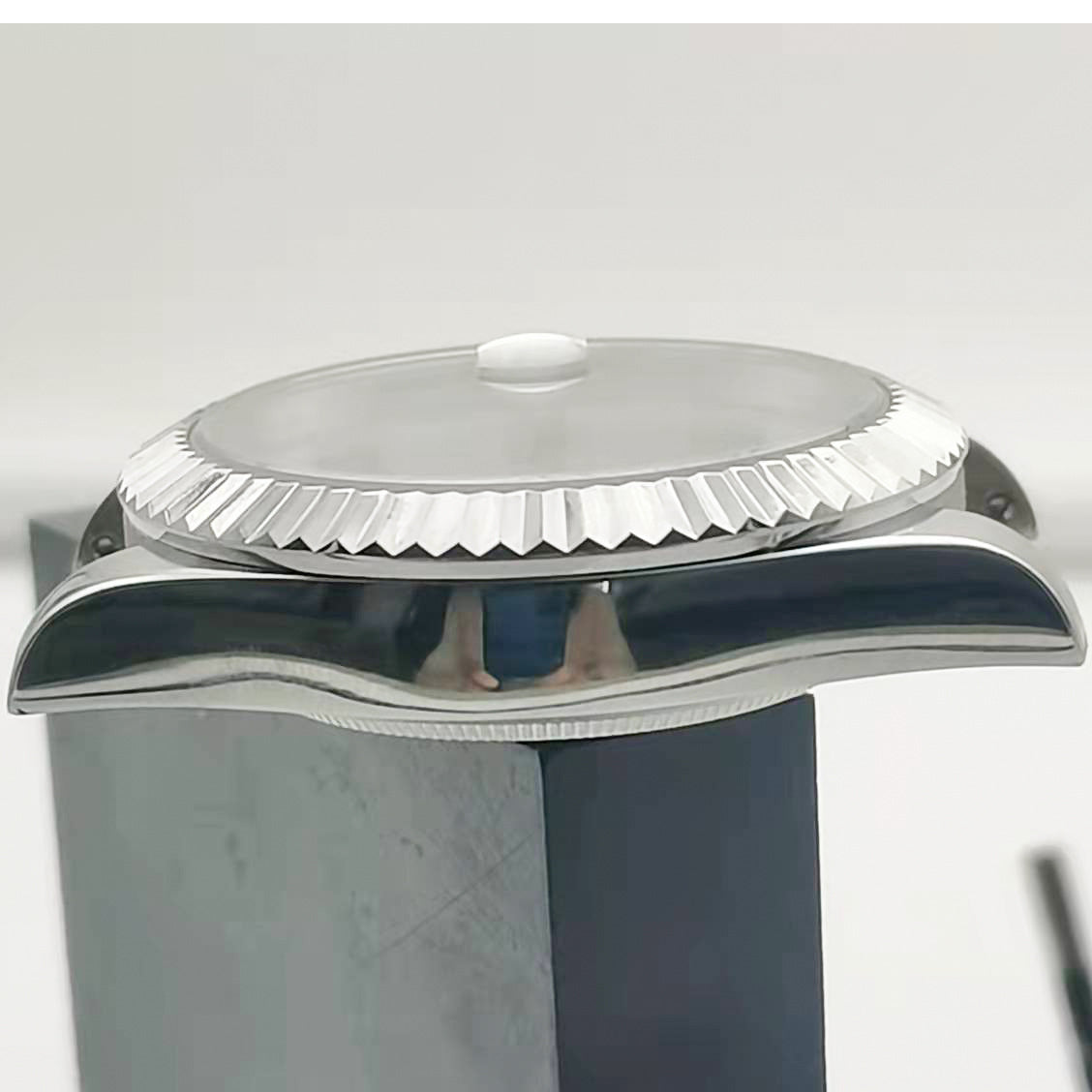 Alternative log style tooth ring stainless steel mechanical watch case three five baht strap accessories set is suitable for 2813 machines