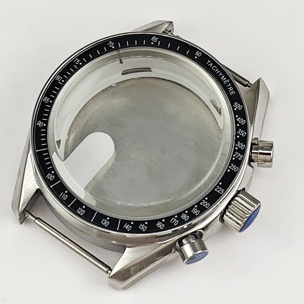 40MM watch modification accessories multi-function Speedmaster watch stainless steel case suitable for VK63 VK64 movement