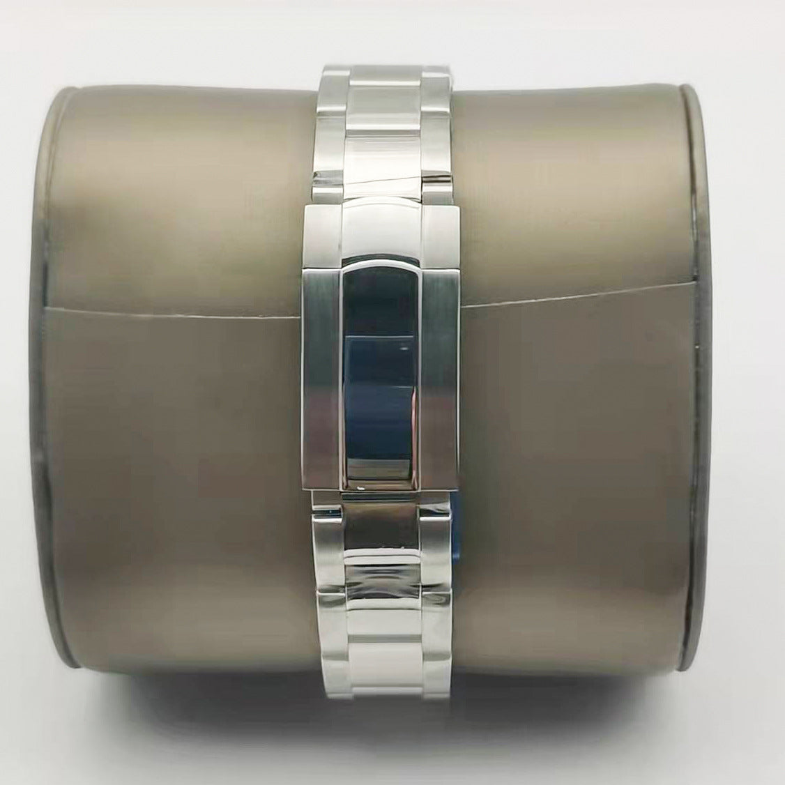 Alternative log style tooth ring stainless steel mechanical watch case three five baht strap accessories set is suitable for 2813 machines