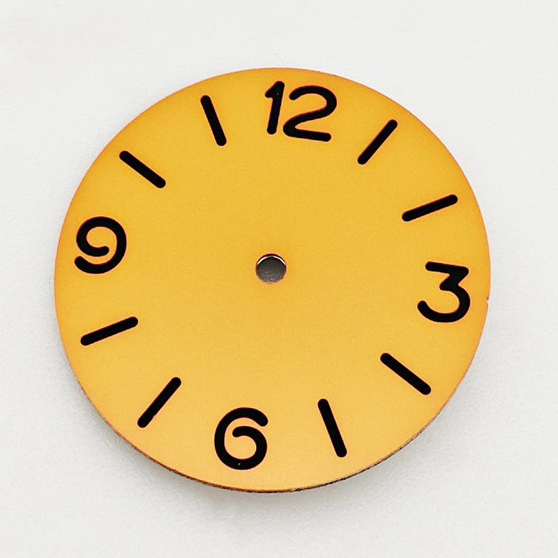 38.8MM pilot dial watch literal accessories green luminous for ETA6497/ST3600 manual movement