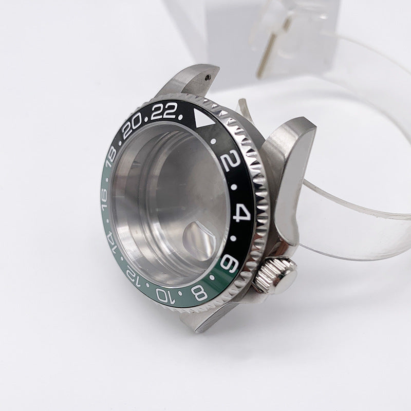 Water Ghost Case 40MM Stainless Steel Case Sapphire Glass Mechanical Watch for Pearl 2813/8215 Movement