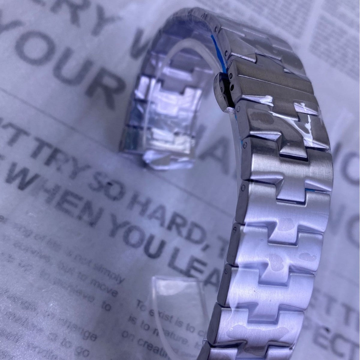 41MM stainless steel case, strap, inner shadow, bottom ring, men's mechanical watch modification accessories, suitable for 2813 movement