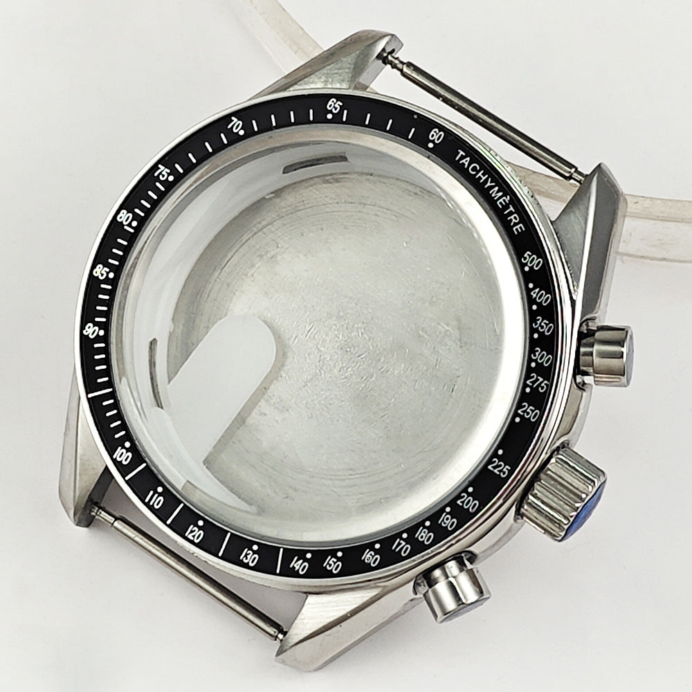 40MM watch modification accessories multi-function Speedmaster watch stainless steel case suitable for VK63 VK64 movement
