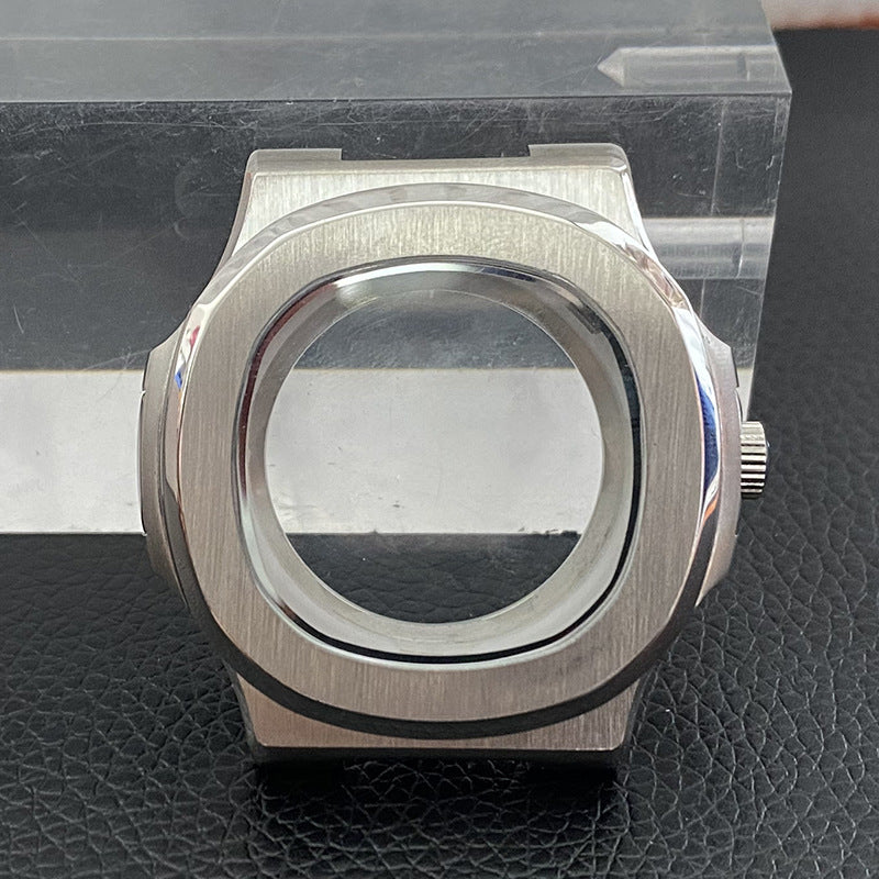 Applicable Mechanical Stainless Steel Case Accessories Case Set Adapted to NH35 Movement Waterproof Stainless Steel Belt