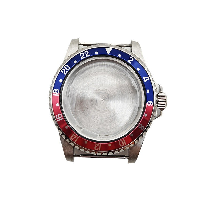 40MM mechanical water ghost case 316L stainless steel case accessories full set for 2813/8215 movement