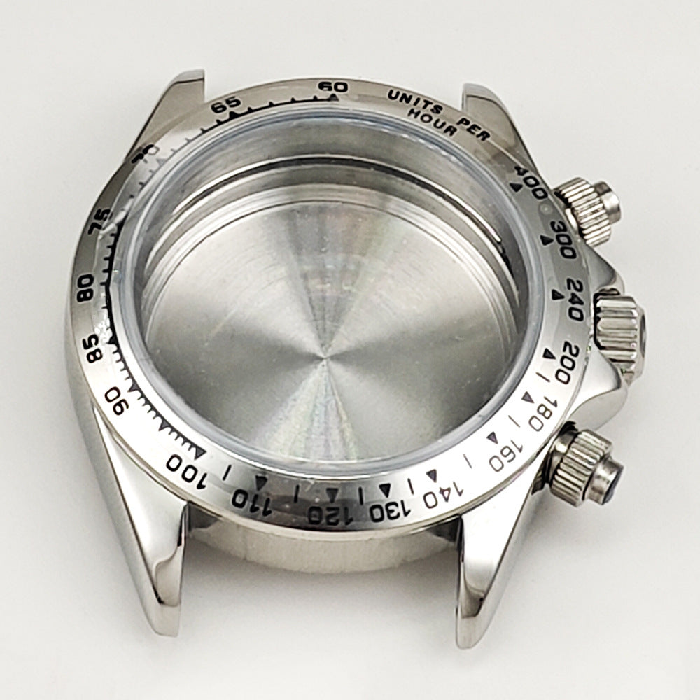 40MM quartz machine case stainless steel ceramic ring modified watch accessories for VK63/VK64 movement