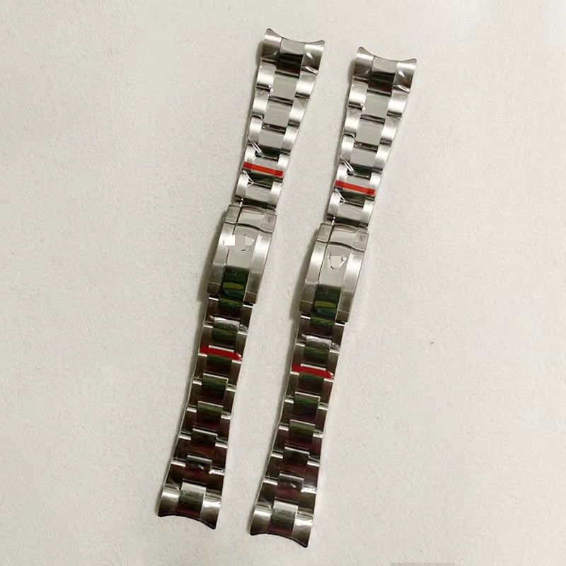 904L Stainless Steel Jubilee Bracelet Watch Bands for RLX  41mm 126334 Date-Just Watches, 21mm Plug Endlink, Watch Parts