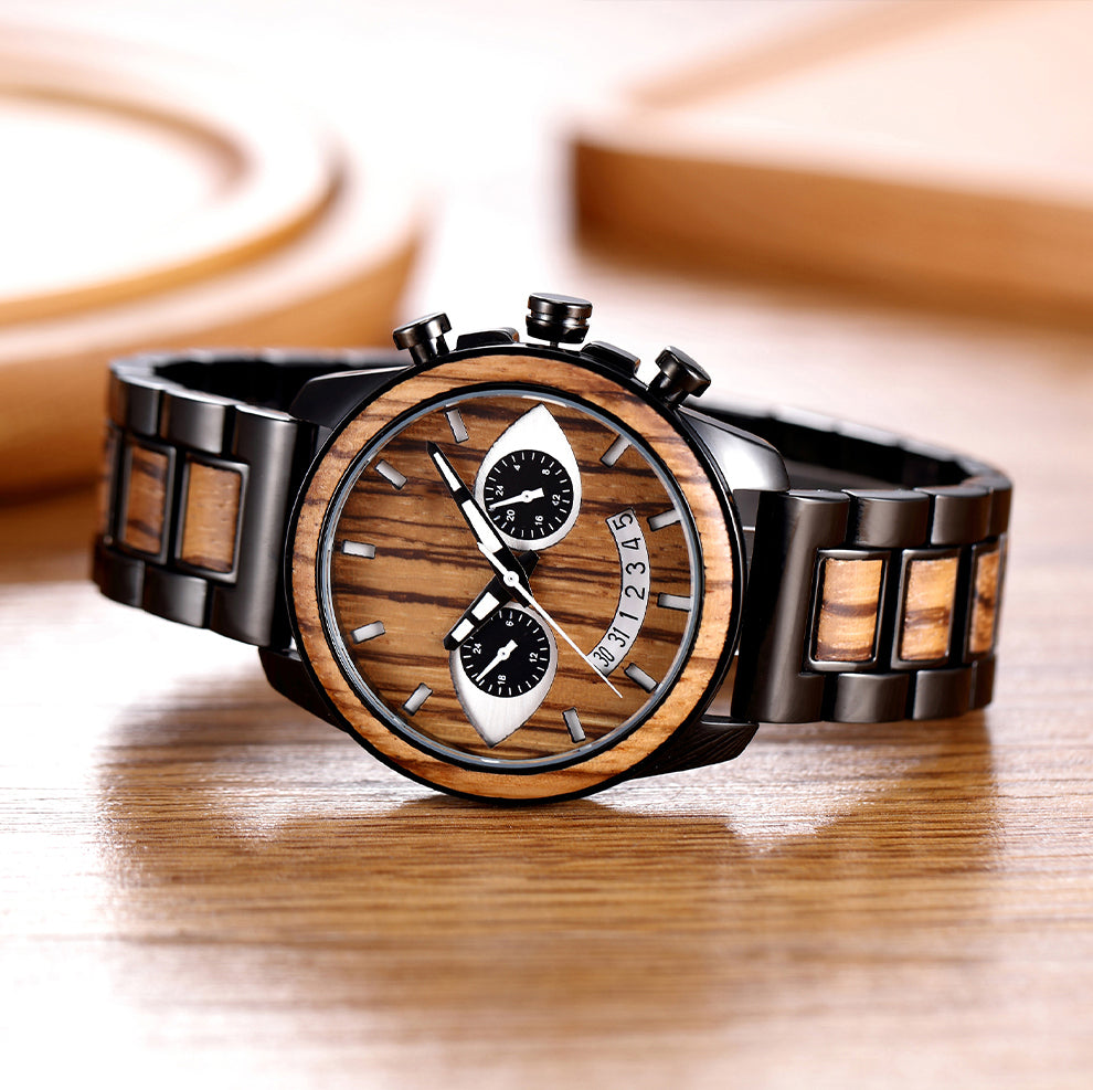 Mens Wooden Watch SG-3233