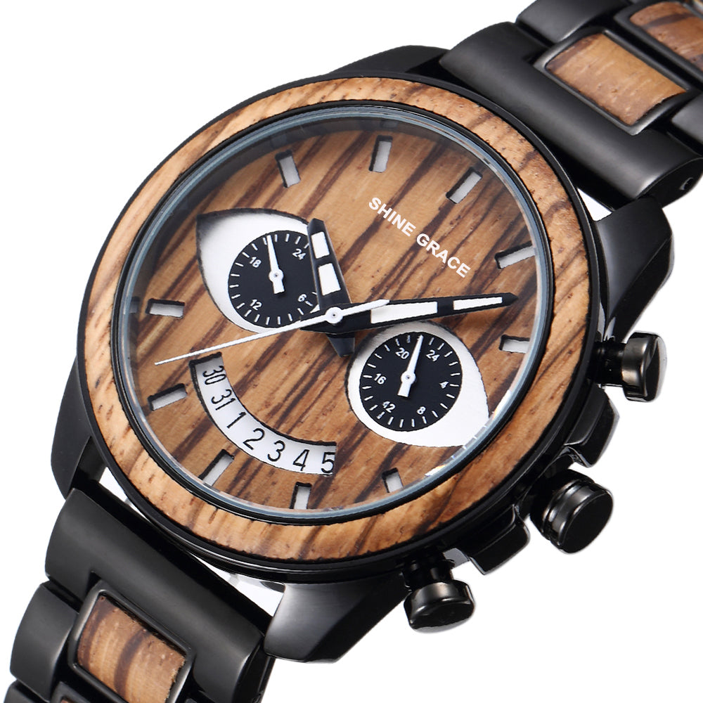Mens Wooden Watch SG-3233