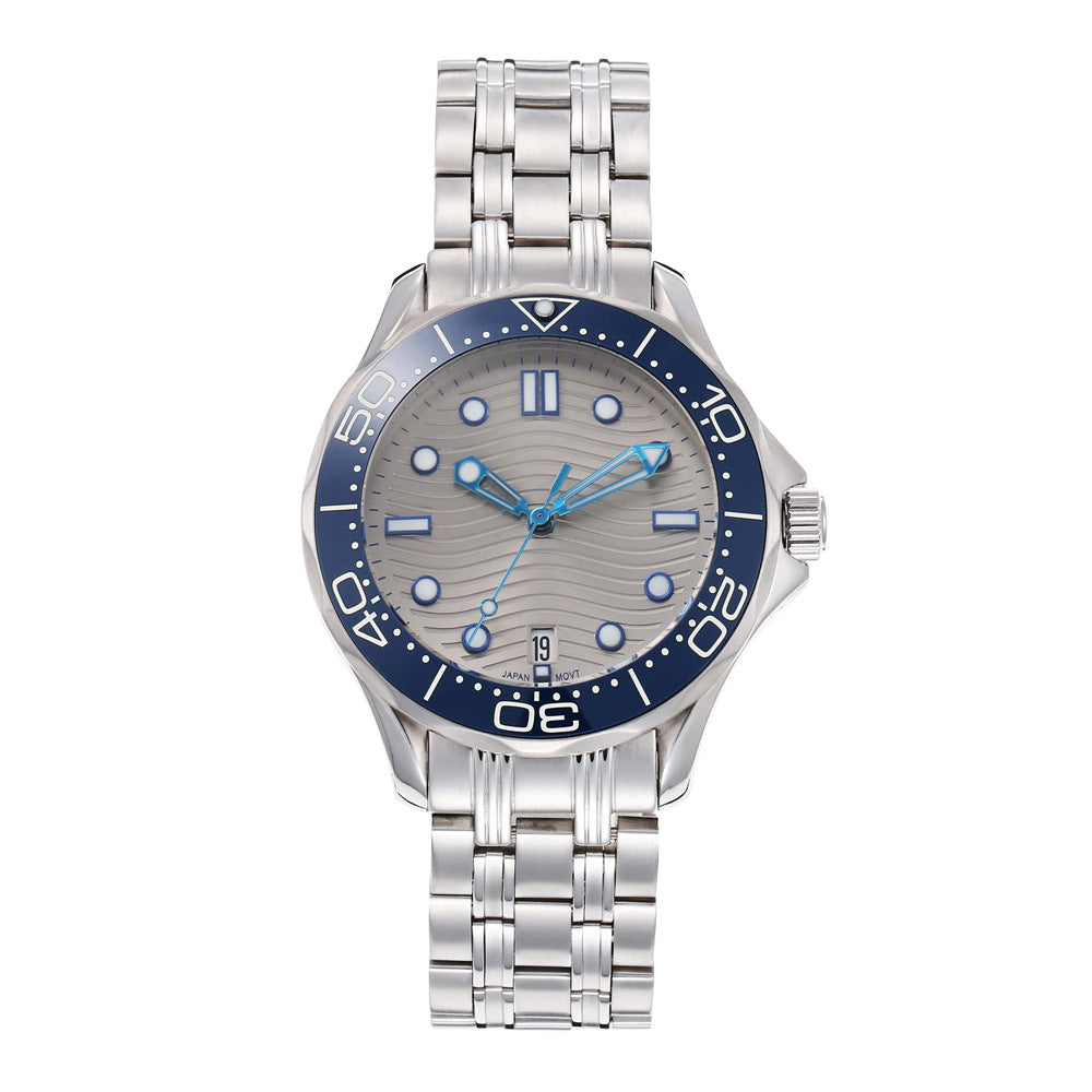 Automatic watch for men SG6001 blue and sliver